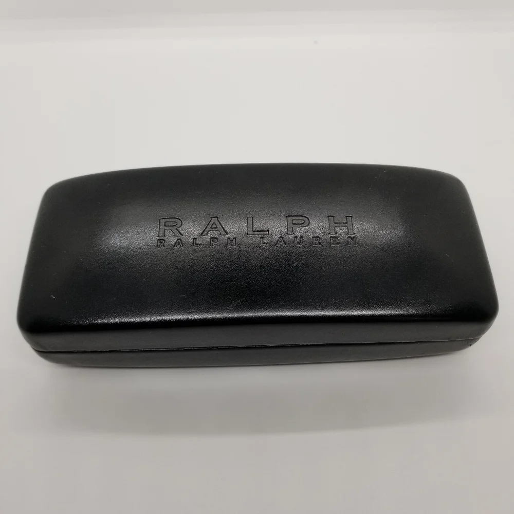 Ralph Ralph Lauren RRL black hinged glasses case